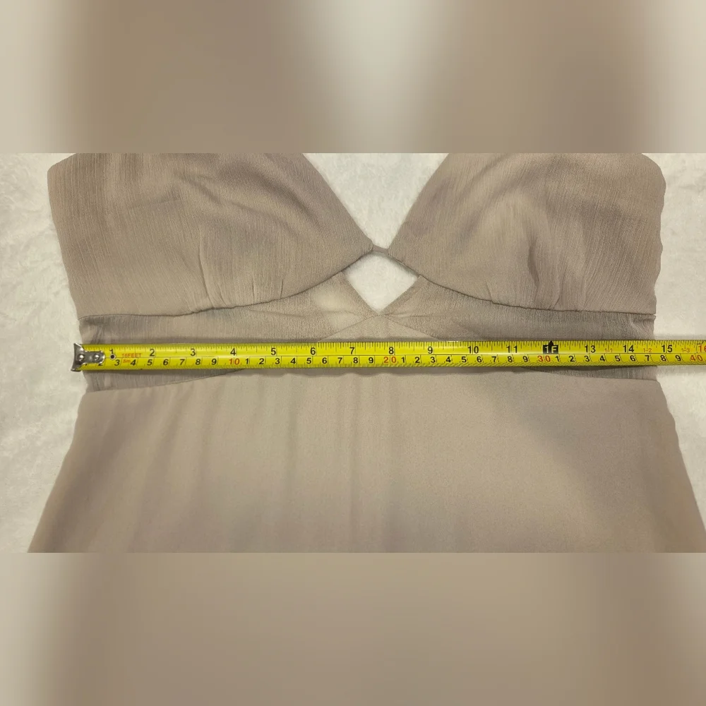 Abercrombie & Fitch Taupe Maxi Dress, Size M.